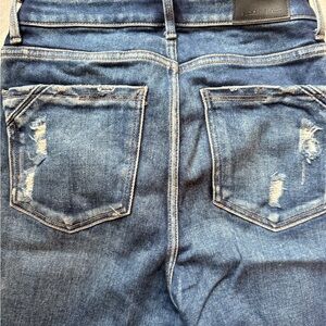 Women’s Blue Distressed Jeans